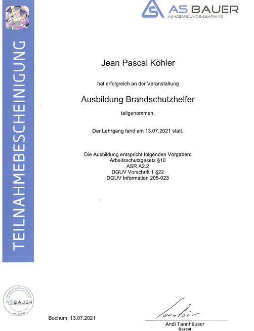 Brandschutzhelfer