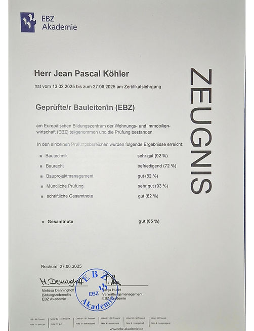 Geprüfter Bauleiter